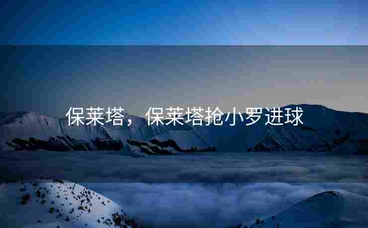保莱塔，保莱塔抢小罗进球