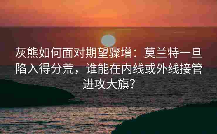 灰熊如何面对期望骤增：莫兰特一旦陷入得分荒，谁能在内线或外线接管进攻大旗？