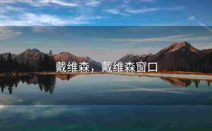 戴维森，戴维森窗口